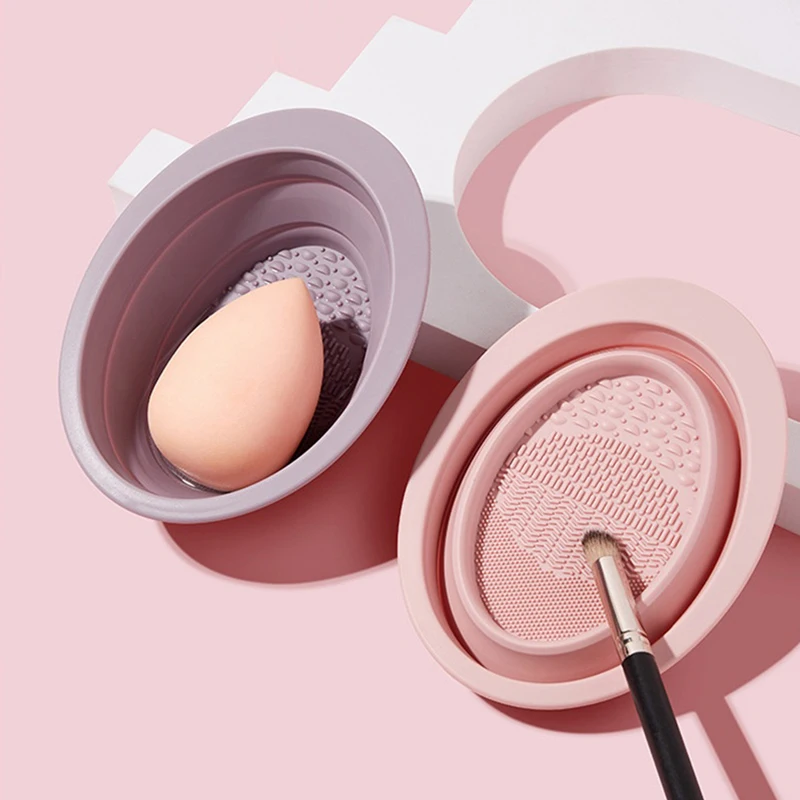 Beauty Makeup Brushes - Ciotola in Silicone per Pulizia Pennelli