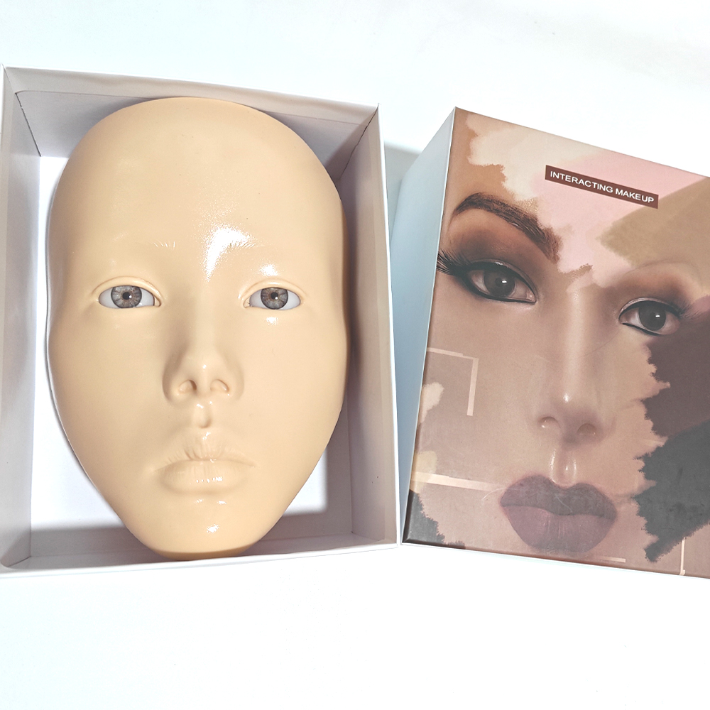 Beauty Makeup Academy - Tampone per pratica in silicone riutilizzabile