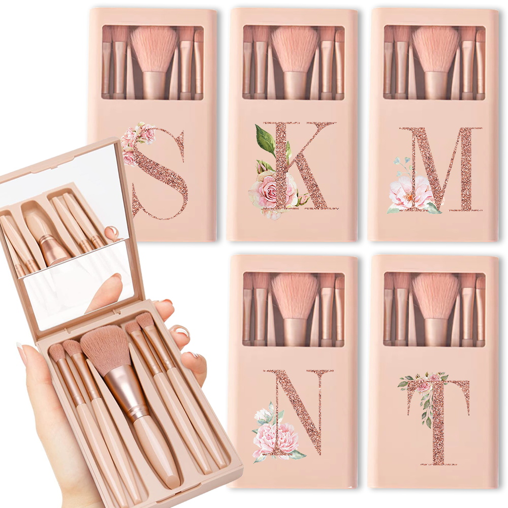 Beauty Makeup Kit Box - Kit di pennelli cosmetici da 5
