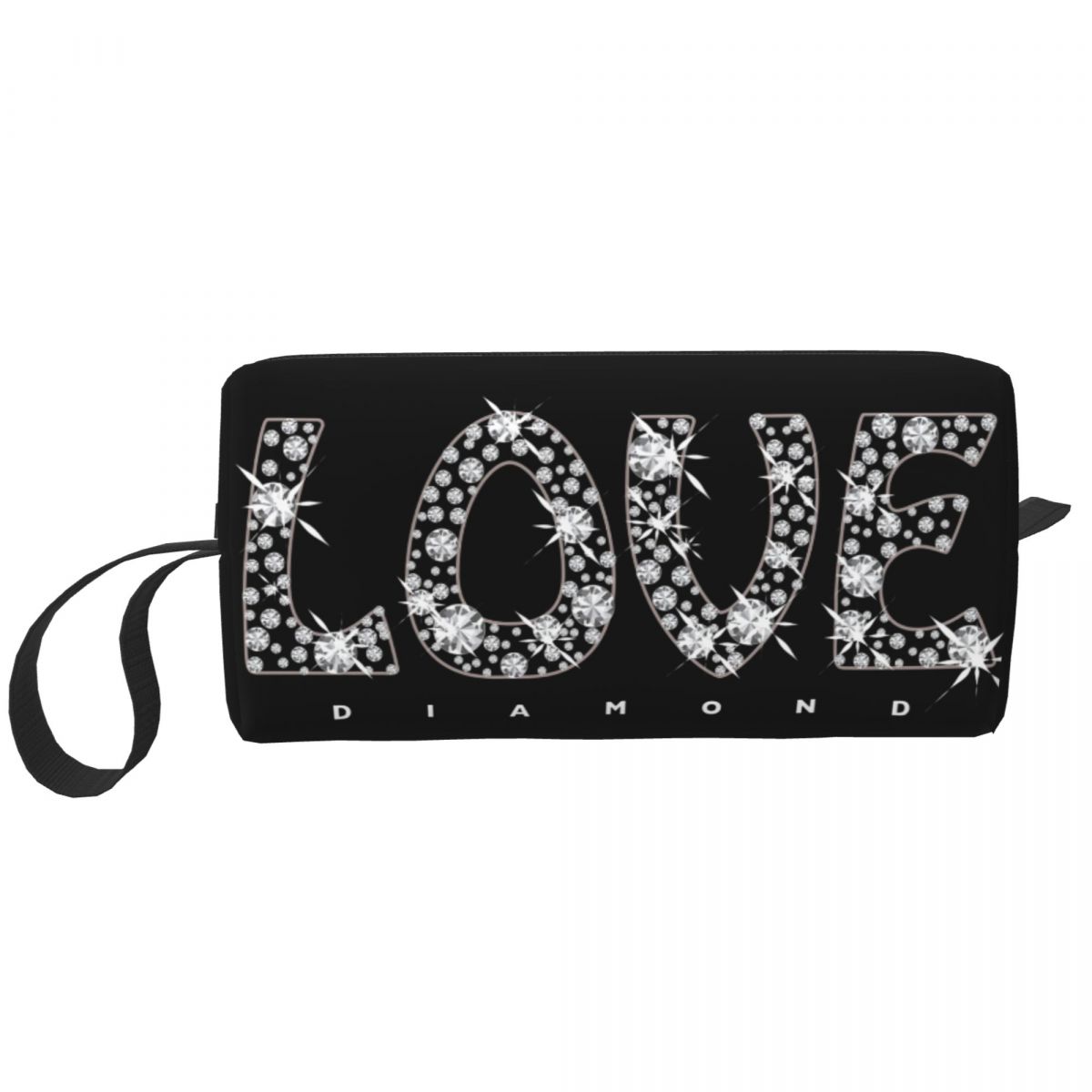 Beauty Makeup Kit Box - Borsa da toilette personalizzata Love Diamond