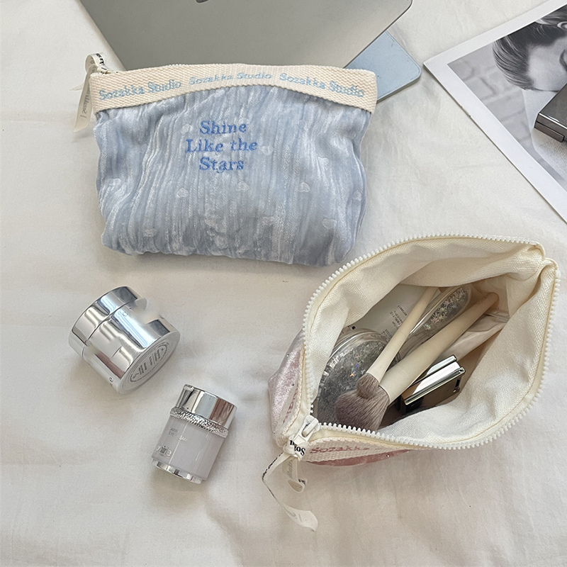 Borsa per trucco in velluto pe - Beauty Makeup For Girl recensione e prezzo