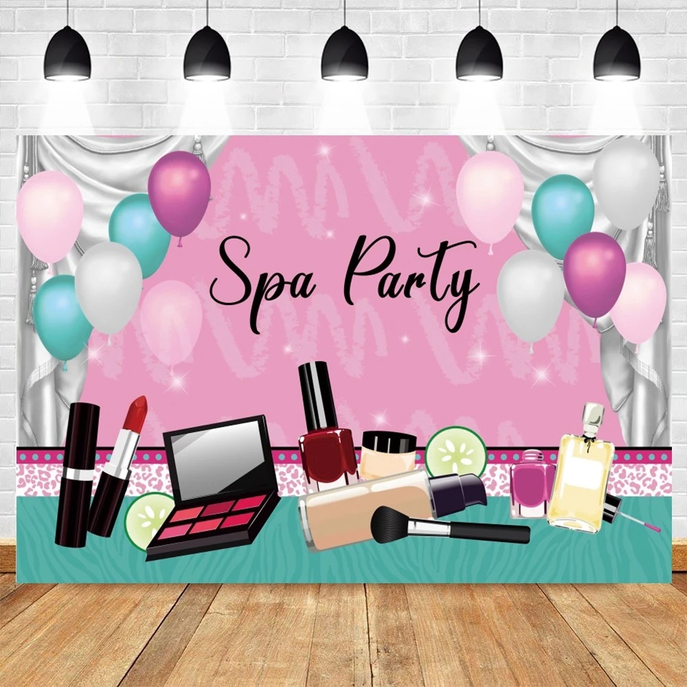 Sfondo a tema festa spa per tr - Beauty Makeup For Girl recensione e prezzo