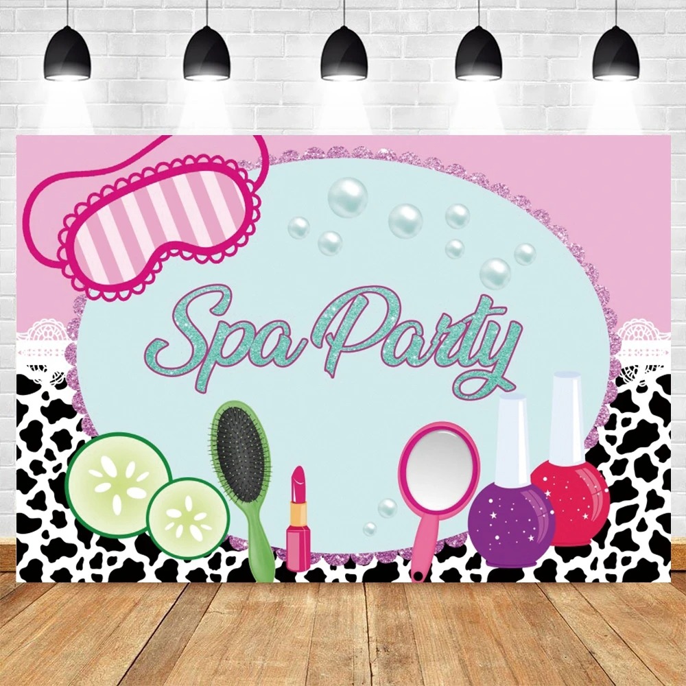 Sfondo a tema festa spa per tr - Beauty Makeup For Girl recensione e prezzo