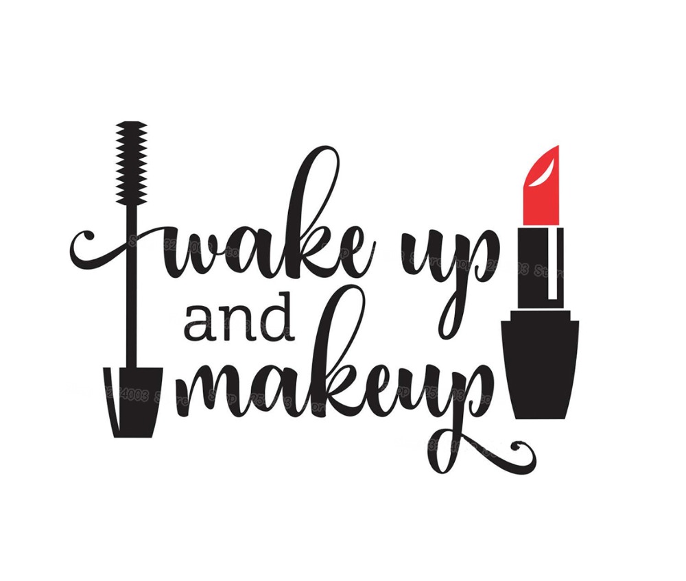 Sveglia e trucco Adesivi mural - Beauty Makeup For Girl recensione e prezzo