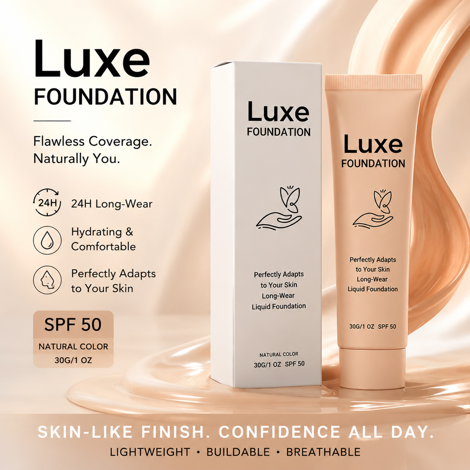 Fondotinta SPF 50+ che cambia  - Beauty Makeup Foundation recensione e prezzo
