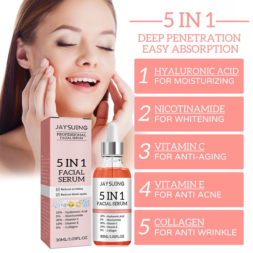 Siero viso 5 in 1 con vitamina - Vitamin C Serum Face recensione e prezzo
