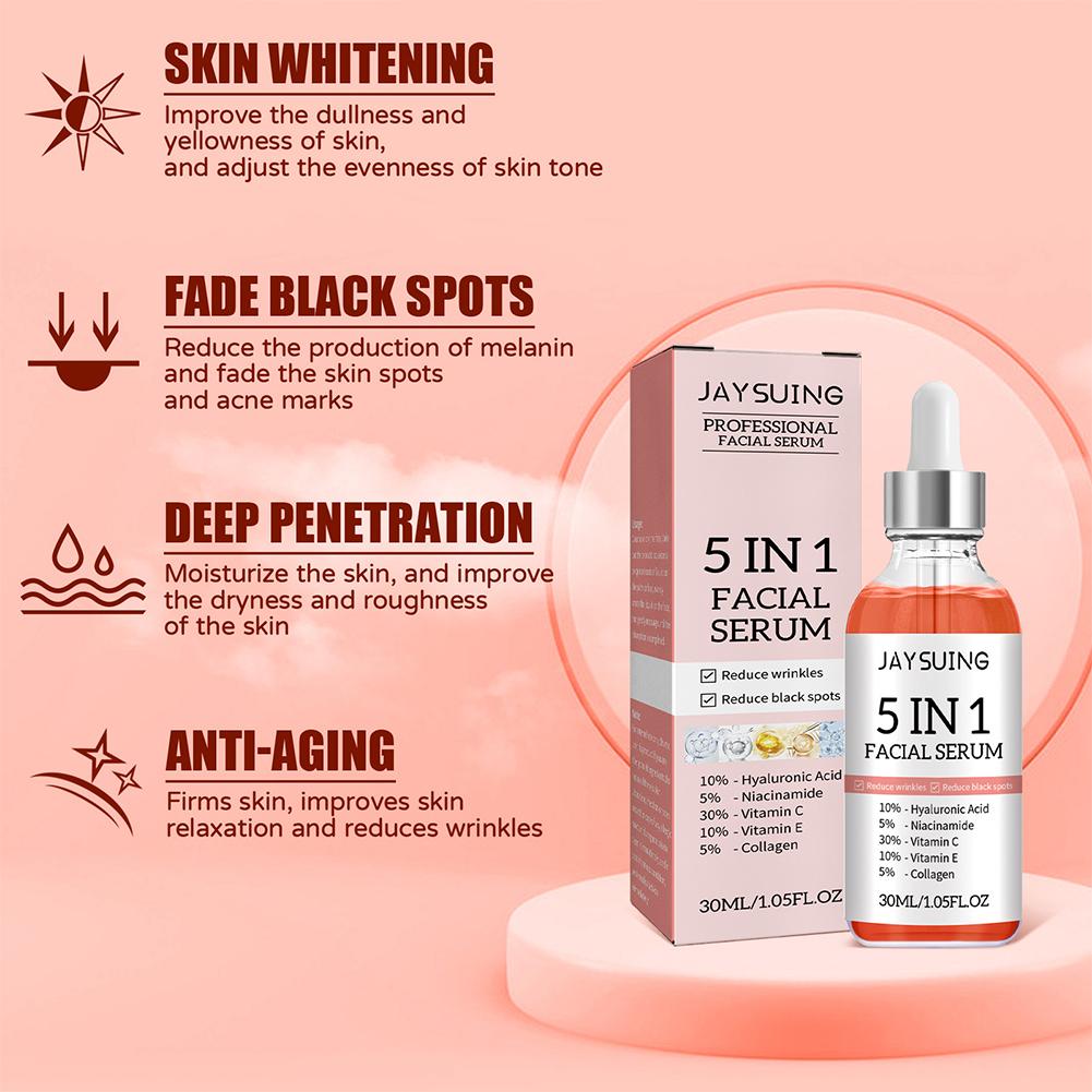 Siero viso 5 in 1 con vitamina - Vitamin C Serum Face recensione e prezzo