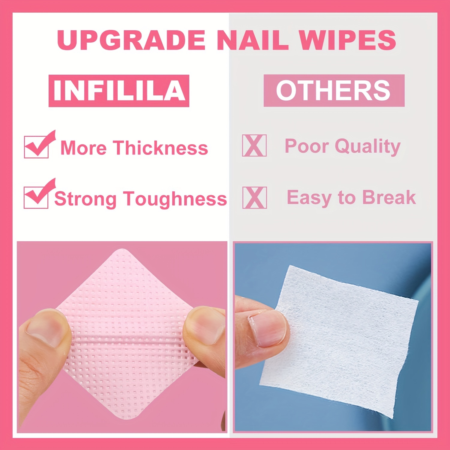 20/600pcs Salviette per unghie - Gel Nail Polish recensione e prezzo